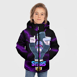 Куртка зимняя для мальчика BRAWL STARS DJ FRANK, цвет: 3D-черный — фото 2
