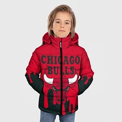 Куртка зимняя для мальчика Chicago Bulls, цвет: 3D-черный — фото 2