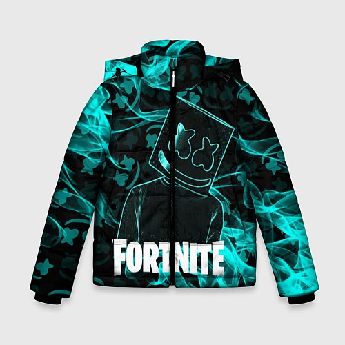 Зимняя куртка для мальчика Fortnite Marshmello / 3D-Черный – фото 1