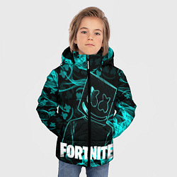 Куртка зимняя для мальчика Fortnite Marshmello, цвет: 3D-черный — фото 2