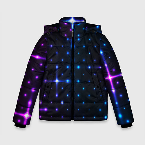 Зимняя куртка для мальчика STAR NEON / 3D-Черный – фото 1