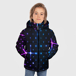 Куртка зимняя для мальчика STAR NEON, цвет: 3D-черный — фото 2