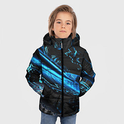 Куртка зимняя для мальчика DIGITAL ABSTRACT, цвет: 3D-черный — фото 2