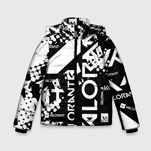 Зимняя куртка для мальчика Valorant / 3D-Черный – фото 1
