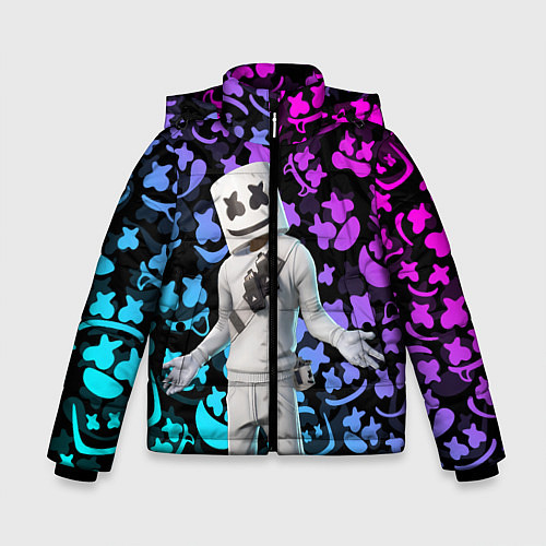 Зимняя куртка для мальчика FORTNITE x MARSHMELLO / 3D-Черный – фото 1