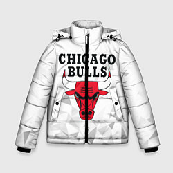 Куртка зимняя для мальчика CHICAGO BULLS, цвет: 3D-черный