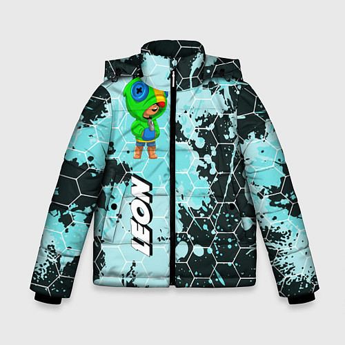 Зимняя куртка для мальчика Brawl Stars / 3D-Черный – фото 1