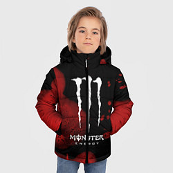 Куртка зимняя для мальчика MONSTER ENERGY, цвет: 3D-черный — фото 2