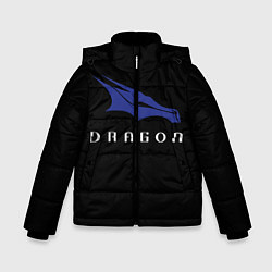 Куртка зимняя для мальчика Crew Dragon, цвет: 3D-красный