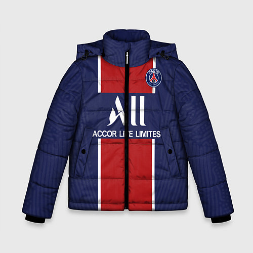 Зимняя куртка для мальчика PSG home 20-21 / 3D-Черный – фото 1