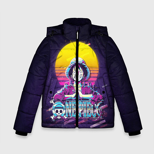 Зимняя куртка для мальчика Neon One Piece / 3D-Черный – фото 1