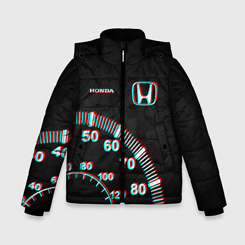 Зимняя куртка для мальчика HONDA / 3D-Черный – фото 1