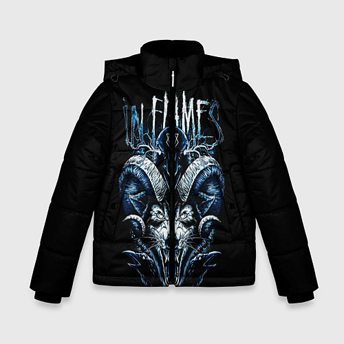 Зимняя куртка для мальчика IN FLAMES / 3D-Черный – фото 1