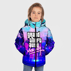 Куртка зимняя для мальчика GTA REMASTER, цвет: 3D-черный — фото 2
