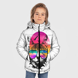 Куртка зимняя для мальчика Лето, цвет: 3D-черный — фото 2