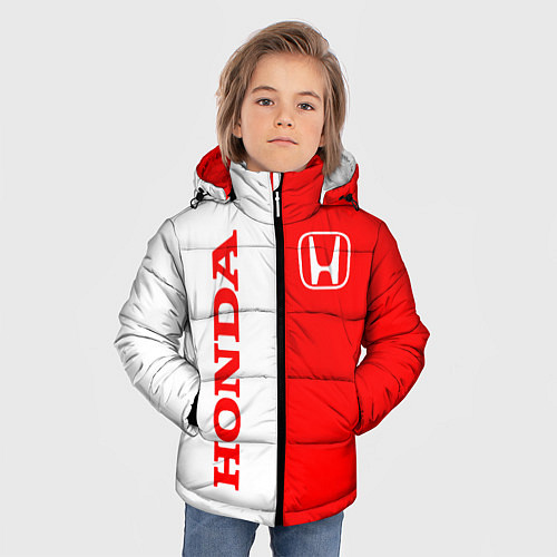 Зимняя куртка для мальчика HONDA / 3D-Красный – фото 3