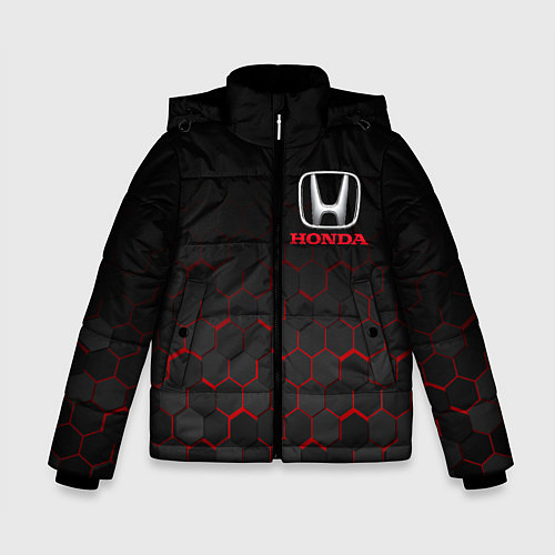 Зимняя куртка для мальчика HONDA / 3D-Черный – фото 1
