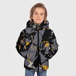 Куртка зимняя для мальчика Спортивный стиль, цвет: 3D-светло-серый — фото 2