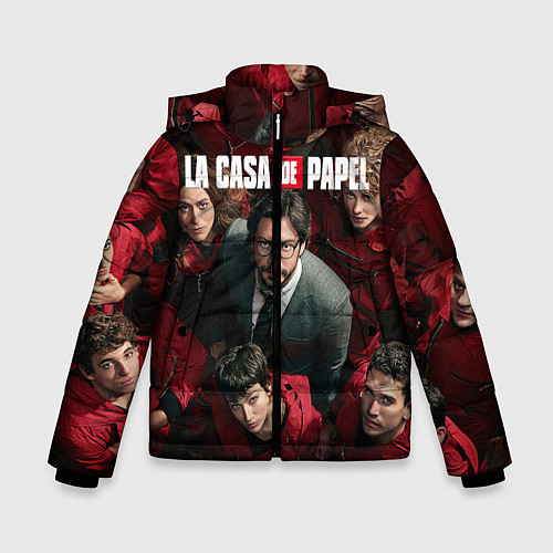 Зимняя куртка для мальчика La Casa de Papel Z / 3D-Черный – фото 1