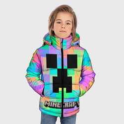 Куртка зимняя для мальчика Minecraft, цвет: 3D-красный — фото 2