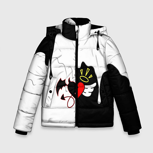 Зимняя куртка для мальчика ТИКТОКЕР - PAYTON MOORMEIE / 3D-Черный – фото 1