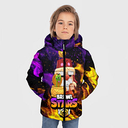 Куртка зимняя для мальчика BRAWL STARS GALE, цвет: 3D-черный — фото 2