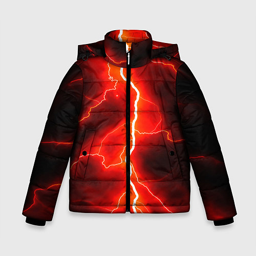 Зимняя куртка для мальчика МОЛНИЯ / 3D-Черный – фото 1
