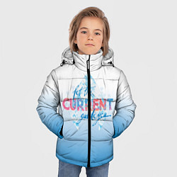 Куртка зимняя для мальчика CURRENT, цвет: 3D-светло-серый — фото 2