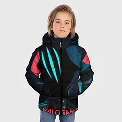 Куртка зимняя для мальчика VALORANT OMEN, цвет: 3D-светло-серый — фото 2