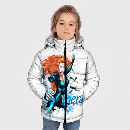 Зимняя куртка для мальчика MERA / 3D-Светло-серый – фото 3