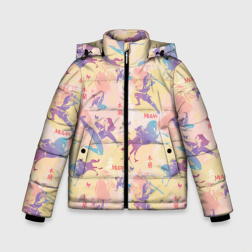 Зимняя куртка для мальчика Fa Ping Pattern / 3D-Черный – фото 1