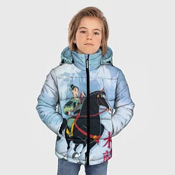 Куртка зимняя для мальчика Fa Ping, цвет: 3D-черный — фото 2