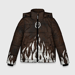 Куртка зимняя для мальчика Cs:go - Оксидное пламя, цвет: 3D-черный