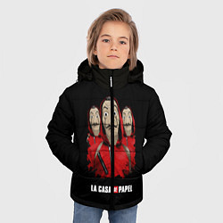 Куртка зимняя для мальчика БУМАЖНЫЙ ДОМ, цвет: 3D-светло-серый — фото 2