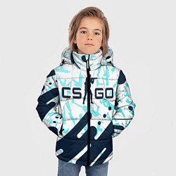 Куртка зимняя для мальчика CS GO КС ГО, цвет: 3D-черный — фото 2