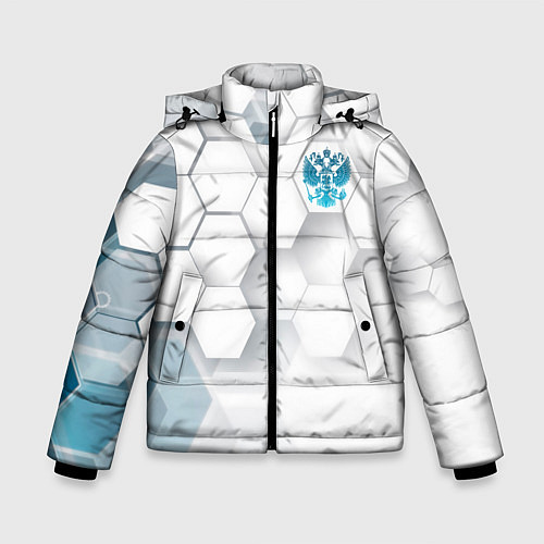 Зимняя куртка для мальчика Россия / 3D-Черный – фото 1