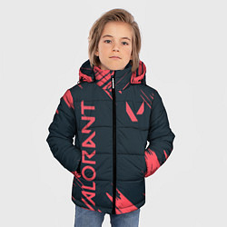 Куртка зимняя для мальчика Valorant, цвет: 3D-черный — фото 2