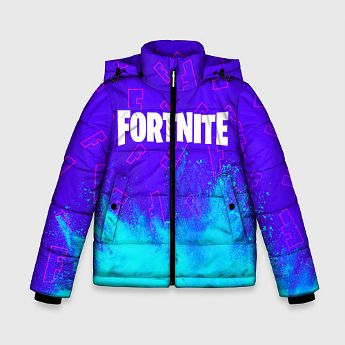 Зимняя куртка для мальчика FORTNITE ФОРТНАЙТ / 3D-Черный – фото 1