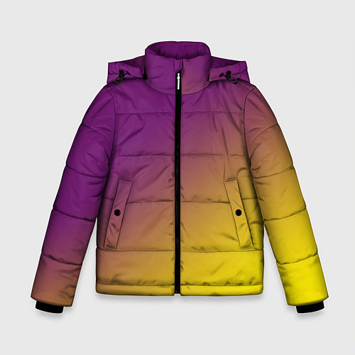 Зимняя куртка для мальчика ГРАДИЕНТ / 3D-Черный – фото 1