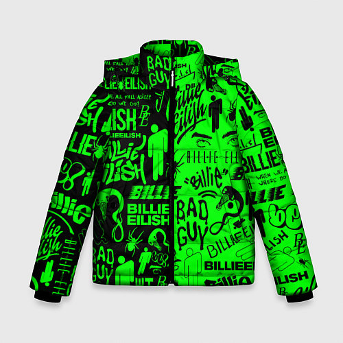 Зимняя куртка для мальчика BILLIE EILISH БИЛЛИ АЙЛИШ / 3D-Черный – фото 1