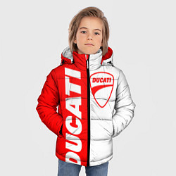 Куртка зимняя для мальчика DUCATI 4, цвет: 3D-черный — фото 2