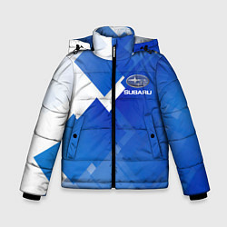 Куртка зимняя для мальчика SUBARU, цвет: 3D-светло-серый