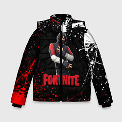 Куртка зимняя для мальчика FORTNITE x IKONIK, цвет: 3D-черный