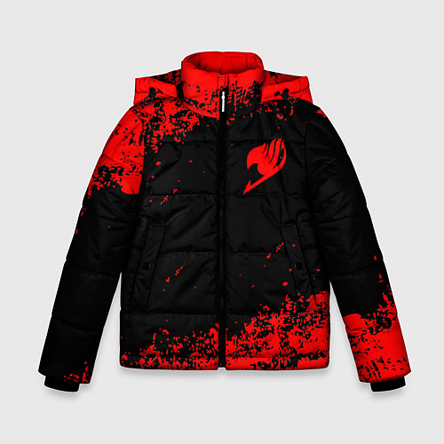 Зимняя куртка для мальчика Fairy Tail / 3D-Черный – фото 1