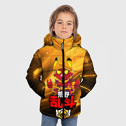 Куртка зимняя для мальчика Злой Джин BRAWL STARS, цвет: 3D-черный — фото 2
