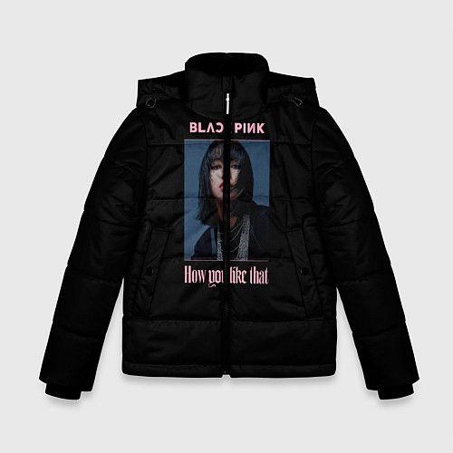 Зимняя куртка для мальчика BLACKPINK - Lisa / 3D-Черный – фото 1