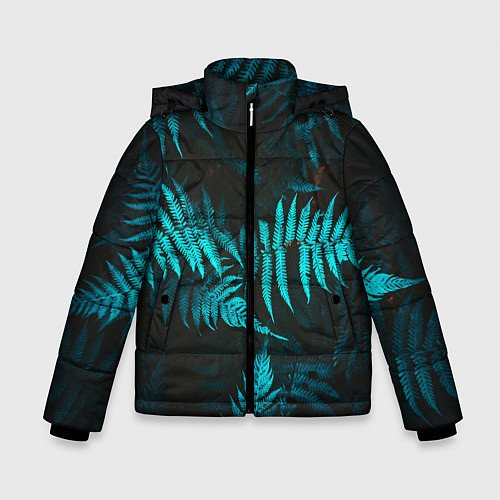 Зимняя куртка для мальчика ПАПОРОТНИК / 3D-Черный – фото 1