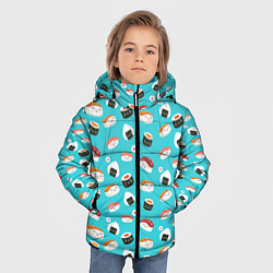 Куртка зимняя для мальчика Sushi, цвет: 3D-светло-серый — фото 2