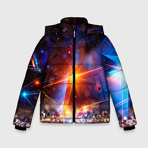 Зимняя куртка для мальчика Geometry light / 3D-Черный – фото 1