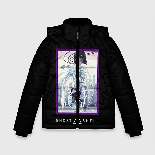 Зимняя куртка для мальчика Призрак в доспехах / 3D-Черный – фото 1